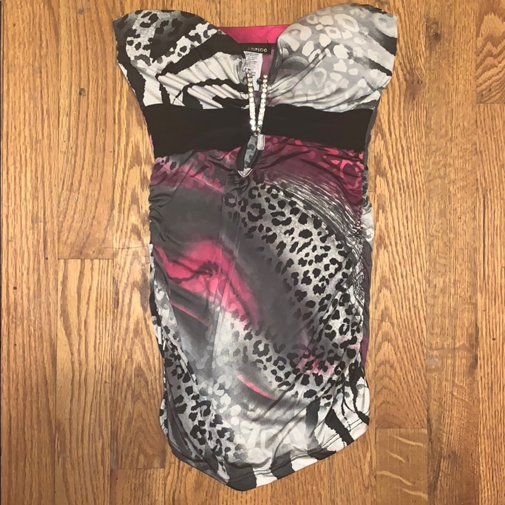 Strapless dress top